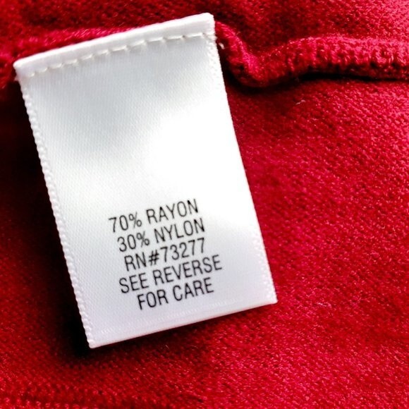Dana Buchman Viva Wine Red A-Line Silhouette Flowy 3/4 Sleeve Midi Dress Med NWT - Picture 12 of 15